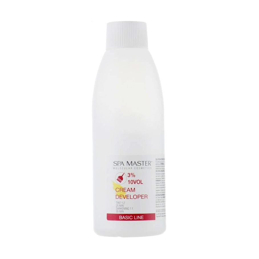 Крем-окислювач для фарби Spa Master Basic Line Cream Developer 3%, 10 Vol, 100 мл
